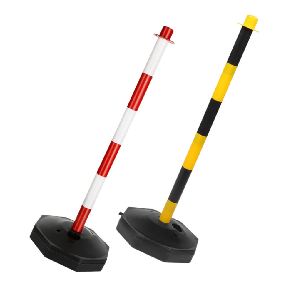 2Pcs Security Bollard Delineator Posts Parking Barriers Traffic Cones For Delineator Poles Weatherproof 9347817231663