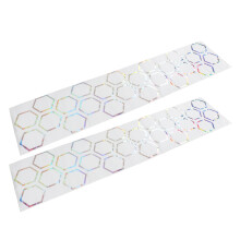 Autocollant géométrique en PVC pour voiture, auto-adhésif, fixation universelle