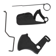 Kit de gatilho de reposição para motosserra, alavanca em ABS com mola metálica que garante durabilidade e desempenho, compatível com Stihl MS180