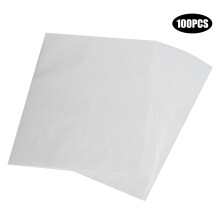 Vinyl Record Sleeves for Vintage Records Protection, Clear Vinyl Album Covers, Silicone Pressing Sheets, 100Pcs