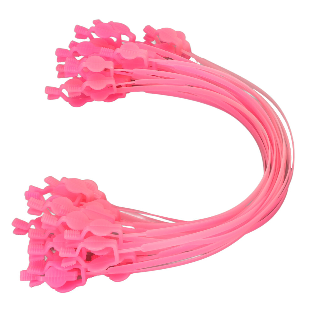 Pink Exquisite Plastic Dental Bib Holder Clip For Dentistry Use