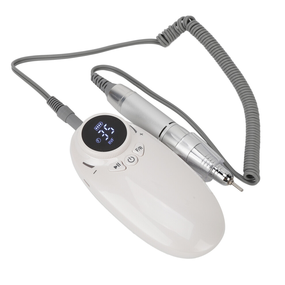 Rechargeable Electric Nail Drill with 35000 RPM, 4000mAh Battery