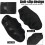 Workout Grips 2 Pack Non Slip Weight Lifting Pads Pull Ups Black 2