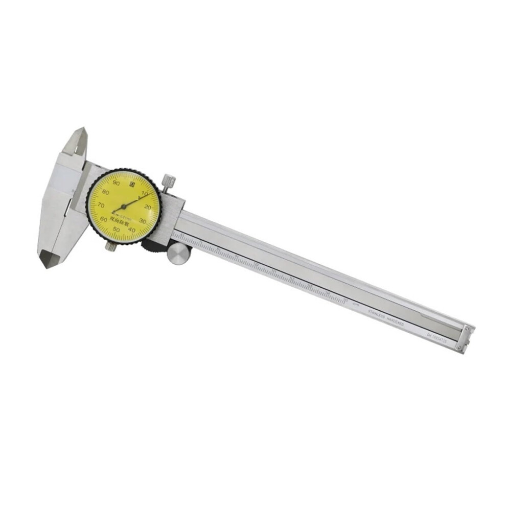 Micrometer, 150Mm 6 Inch Precision Dial Caliper Dial Vernier Caliper Micrometer Gauge Dial Caliper 0.01Mm,0200Mm 0.01Mm1 0 200Mm 0.01Mm 9382693922687