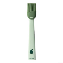 Silicone Basting Brush for Grilling and Baking Essentials for Sauces and Marinades (Green)