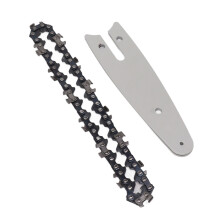 Schneidende Schneidensäge Führungsschiene 4" Ersatz mit 1/4 28 Glieder Kette