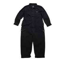 Work Overall Men's Cargo Jumpsuit With Multiple Pockets Lightweight Black Size L