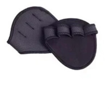 Gym Hand Grips Lifting Palm Dumbbell Grips Pads Unisex AntiSkid CrossTraining Gloves Hand Protector Black