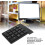 Wireless Numeric Keypad 18Key Bluetooth Number Pad with Ergonomic UShaped Low Noise Keys 4