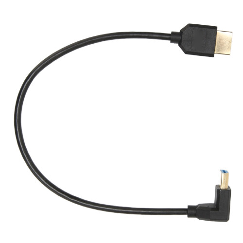 90-Grad-Down-HD-Multimedia-Interface-Kabel 48Gbps 8K Schwarz 2