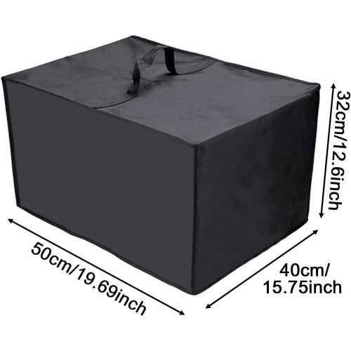 Microwave Oven Cover Black Polyester Dustproof Protector for Kitchen Countertop Universal Fit 2