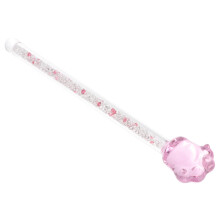 Glass Stirring Rods for Drinks Reusable Cocktail Stirrer Sticks Smooth Polished Finish for Home Use Creative 13.5X2.3CM