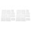 Facial Mask Mold Set for DIY Reusable Face Mask Maker) Transparent, 2 Boxes 1