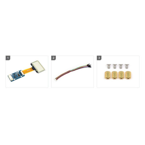 1.51 Inch Transparent OLED  Display Module 128x64 SPI/I2C Interface 2
