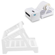 Lightweight White Barcode Printer Stand 200x130x135mm for Labeling Machines