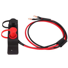Universal 1.2m 4-Gauge Battery Relocation Kit with Protective Caps