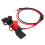 Universal 1.2m 4-Gauge Battery Relocation Kit with Protective Caps 9