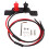 Universal 1.2m 4-Gauge Battery Relocation Kit with Protective Caps 2