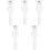 5Pz Stopper Scarico Lavello Bagno Cucina Bianco Resistente 5