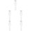 5Pz Stopper Scarico Lavello Bagno Cucina Bianco Resistente 8