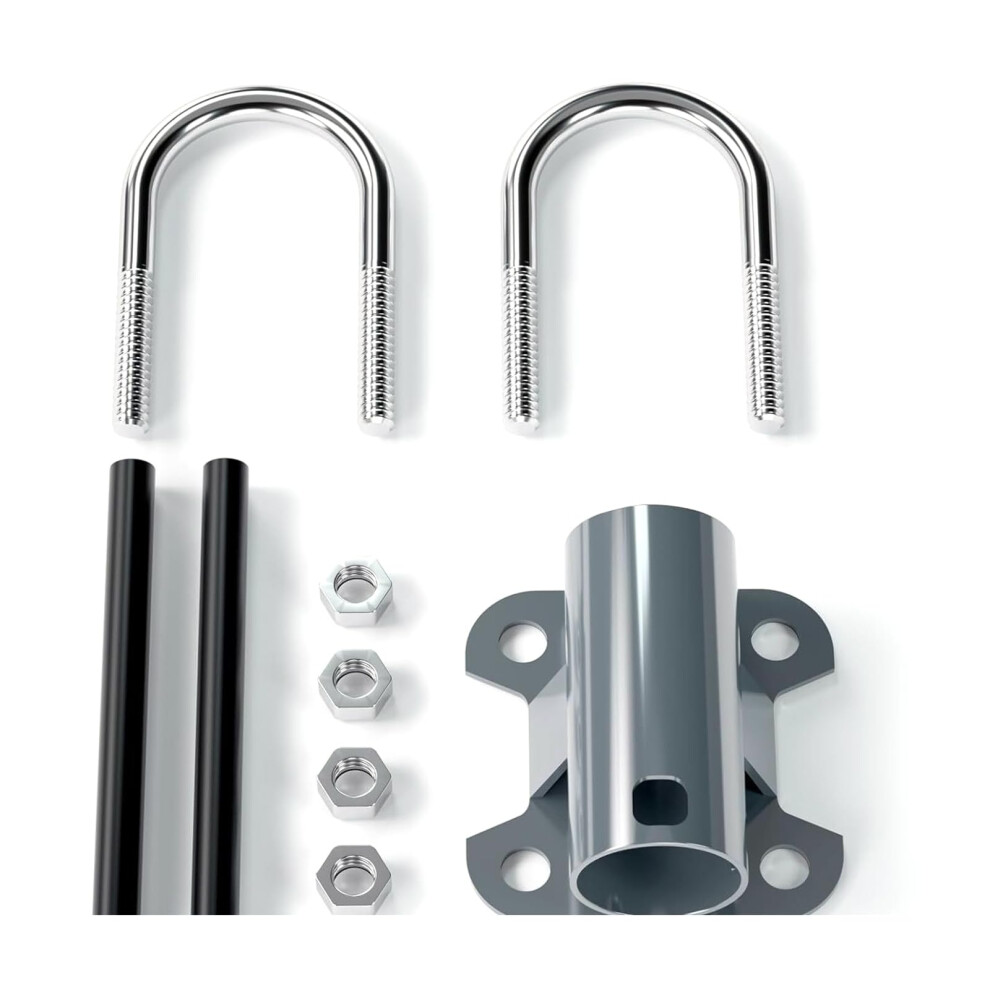 Antennas Mount Brackets General Bolts Adjustable Heavy Steel Mast Pole Clamp For Satellite Antennas 9426802711714