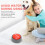 Fun Nonsense Button Press Buzzer for Pet Training Office Study Home Mischief 7
