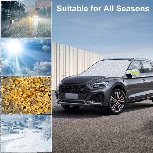 Car Windscreen Cover Winter Front Window Snow Cover Dust Cover Windscreen Protector Ref: 2914 2