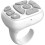 Clicker Remote Control  Phone Video Controller, Portable Sliding Ring  White 4