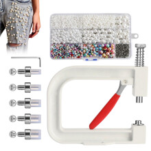 Pearl Setting Tool with Precise Bead Placement for Jewelry, Clothes, Shoes, Hats and Bags