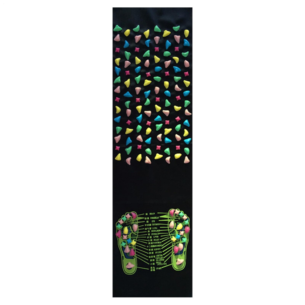 Foot Reflexology Mat Acupressure Therapy Pad Circulation Booster Tired Feet Massager Pain Relief Wellness Cushion