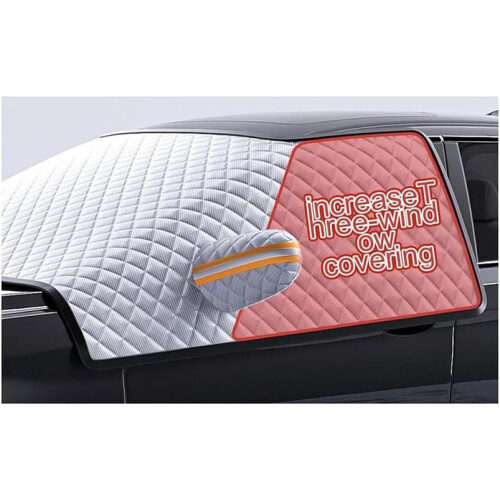 Car Windshield Cover Compatible Winter Ice Snow Front Window Protector 1