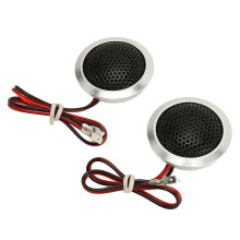 Dome Tweeter 150W 2 Stück Silber Schwarz Hochempfindliches Auto-HiFi-System Upgrade