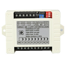 30W MP3 Voice Playback Module DYL30T 9Trigger Music Player Power Amp, DC 12V24V, TF Card Up To 32G, WAV, Easy Use B