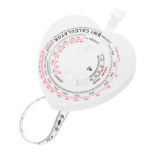 Body Measuring Tape Heart-Shaped Design for Waist Circumference and BMI Measurement, Portable and Flexible, 60 Inch