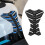Motorcycle Gas Tank Sticker Tank Decal 3D Durable Bone Design Protector Black 3