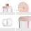 Portable Pink Gold Face Foam Maker - Reusable Cleansing Cup 3