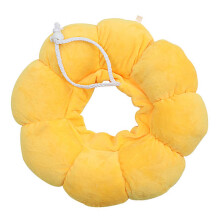 Cat Collar for Surgical Wounds AntiBite AntiLick Elizabethan Sunflower Design Adjustable for Kitten and Cat