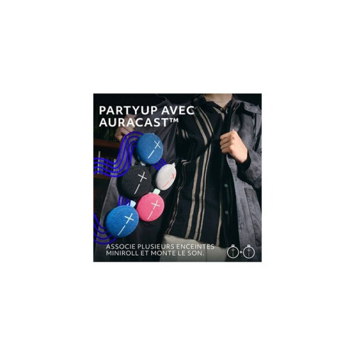 Ultimate Ears Draadloze luidspreker Ultimate Ears MINIROLL Roze 2