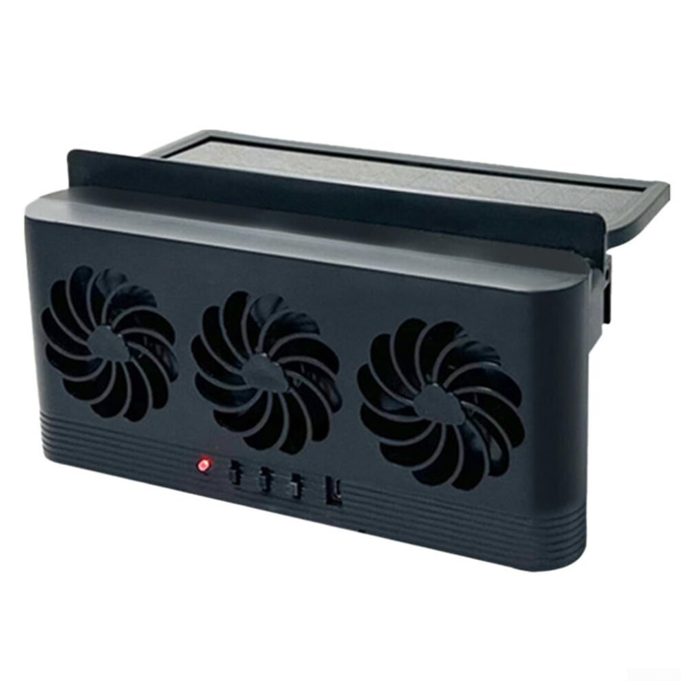 Solar Car Fan Triple Cooling Solar Powered Car Window Ventilator For Suv Truck And Sedan 9189345430633