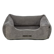 Hundebett - TRIXIE - VITAL LENNOX - Chenille-Stoff - 60 x 50 cm - Grau