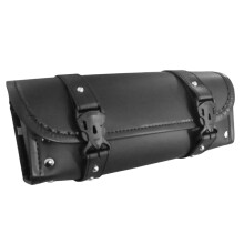 Waterproof Motorcycle Saddle Bag with Tool Bag for Front Fork or Handlebar, Durable Storage