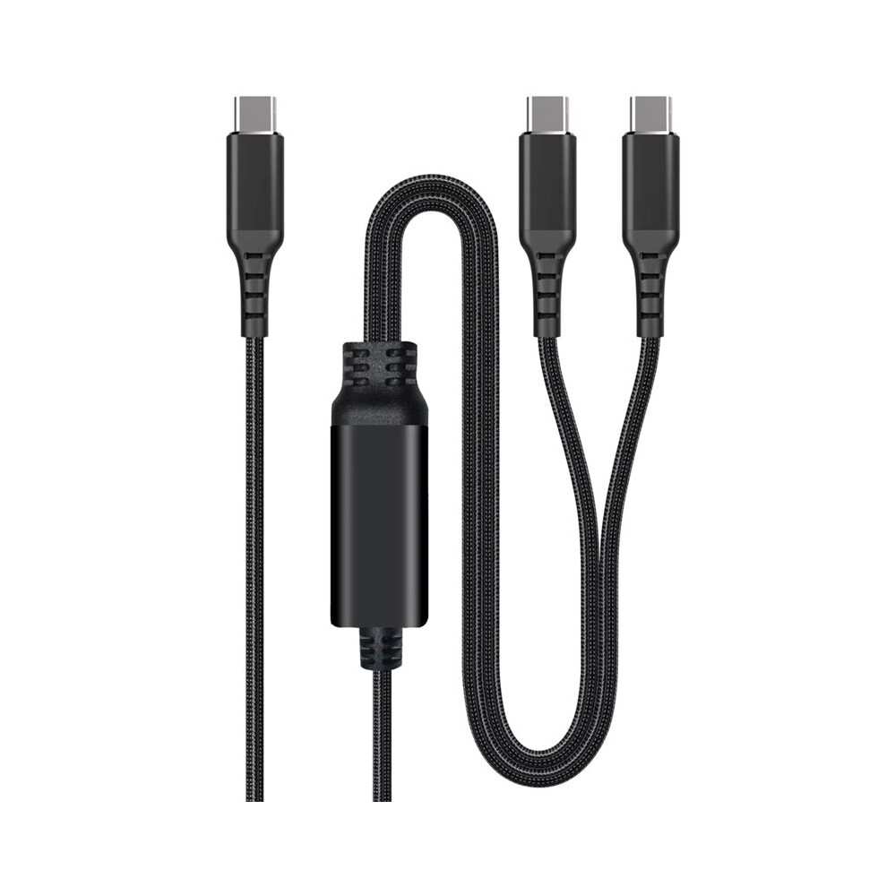 2 In 1 Usb C To Usb C Cable Pd 100W Max Fast Charging Cable For Series Data Cable 6033209375598