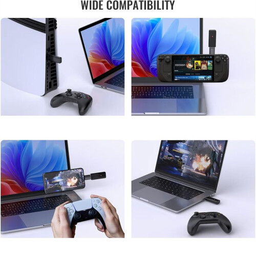 Controller Adapter Converter for PS5 and PC,for PS5/PS4// Controllers Compatible,Supports All PS5 Games 2