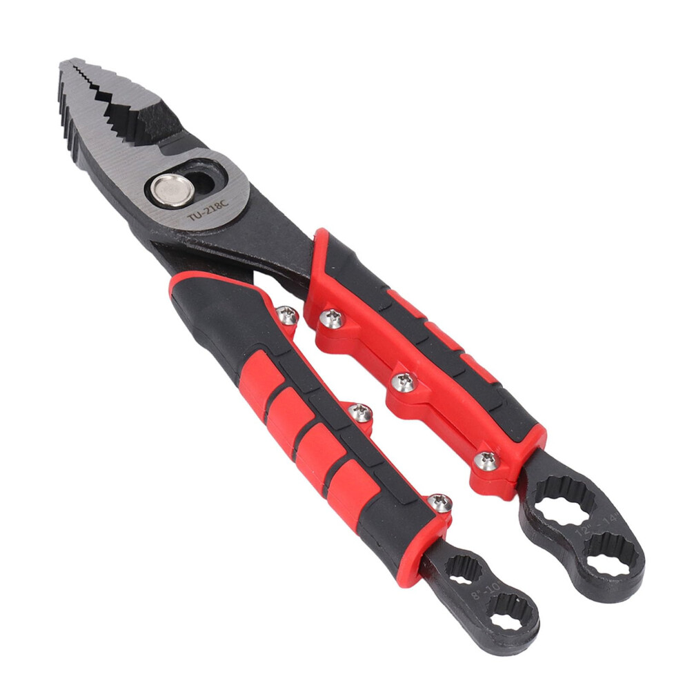 Heavy Duty Adjustable Pliers With Ergonomic Non Slip Grip, Precision Wire Cutting, Nail Removal 9189345431180