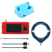 SI4732 Radiomottagarsats 10KHz-180MHz 1,9-Tums Skärm Kortvågsradio FM/AM/LSB/USB+Stativ +Antenn SI4732 Minimottagare