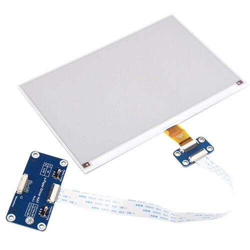 7.5inch E-Paper E-Ink Display HAT (B) 800x480 SPI Red/Black/White Color for Raspberry Pi/Jetson /for 1