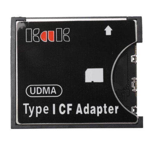 to Type I CF Adapter SDHC SDXC MMC to Standard Compact Flash Type I Thin Memory Card Converter Cardreader for Camera