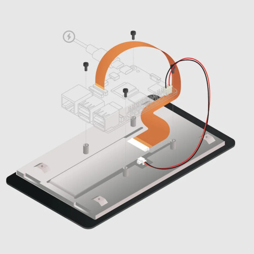 5-Inch Display 2nd Generation for Raspberry Pi Touch Display 2 1280x720 Resolution Touch Screen 2