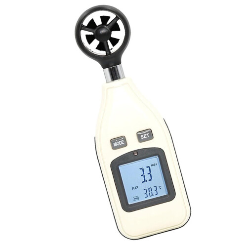 GM816A Handheld Digital Anemometer with  Precision Sensor and EasyRead LCD for Outdoor Wind Speed and Temperature 1