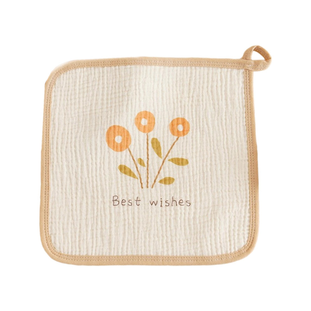 Baby Towel Soft Absorbent, 4Layer Washcloth, Portable Kids Towel, Beautiful Pattern